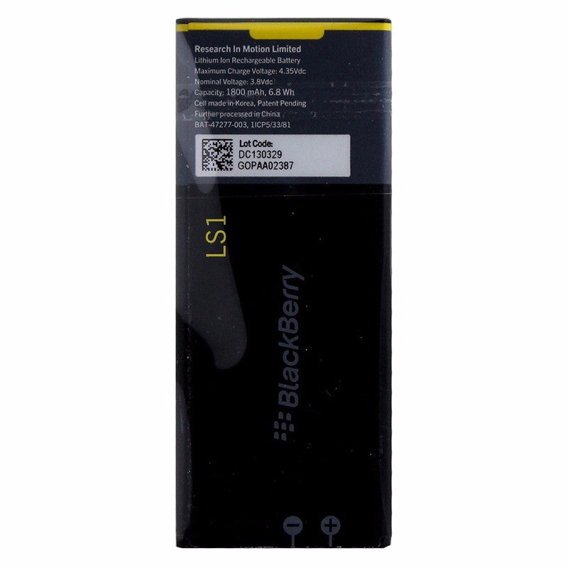 BlackBerry Rechargeable 1,800mAh OEM Battery (LS1) for BlackBerry Z10 - Blackberry - Simple Cell Shop, Free shipping from Maryland!