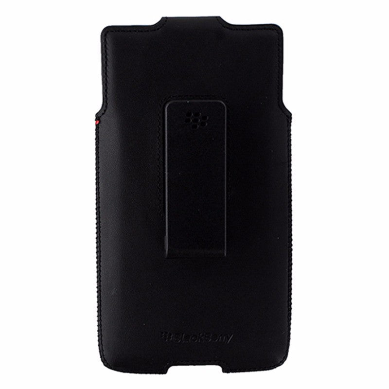 BlackBerry Leather Holster Pouch with Swivel Clip for BlackBerry Priv - Black - BlackBerry - Simple Cell Shop, Free shipping from Maryland!