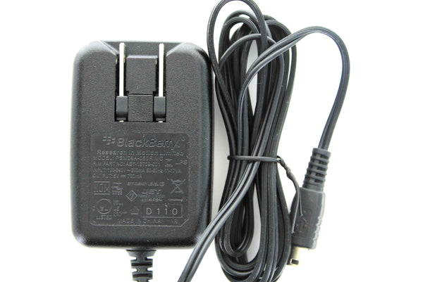 Blackberry (ASY - 12709 - 001) 5V 3Ft Travel Charger for Mini USB Devices- Black - Blackberry - Simple Cell Shop, Free shipping from Maryland!