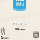 BodyGuardz Pure Arc Series Tempered Glass Screen for Galaxy Note8 - Clear/Black - BodyGuardz - Simple Cell Shop, Free shipping from Maryland!