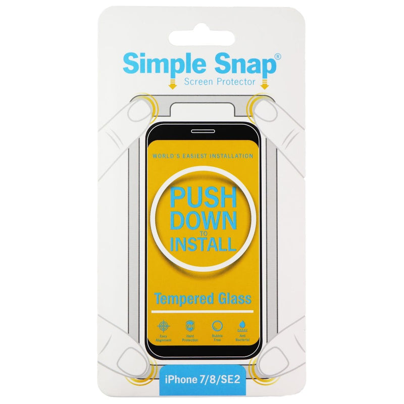 Simple Snap Tempered Glass Screen Protector for iPhone SE (2nd Gen) 7/8 - Clear - Simple Snap - Simple Cell Shop, Free shipping from Maryland!
