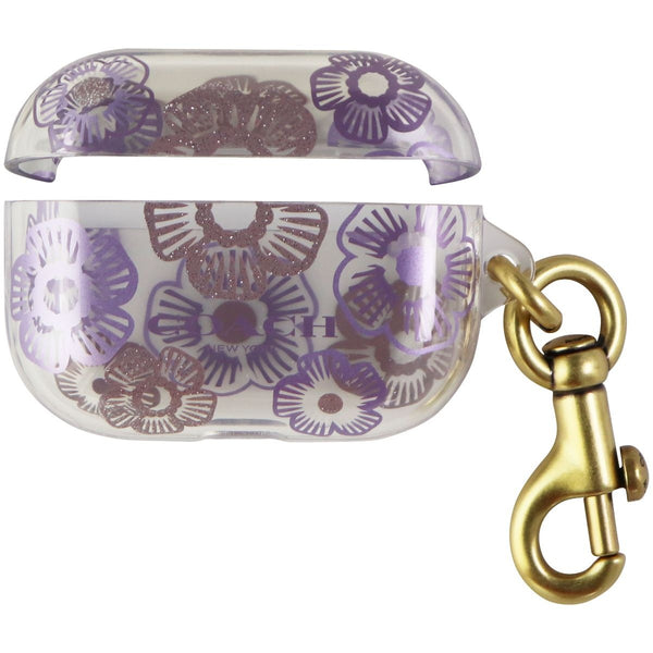 Coach Protective Case for Apple AirPods Pro - Tea Rose Ice Purple / Gold - Coach - Simple Cell Shop, Free shipping from Maryland!