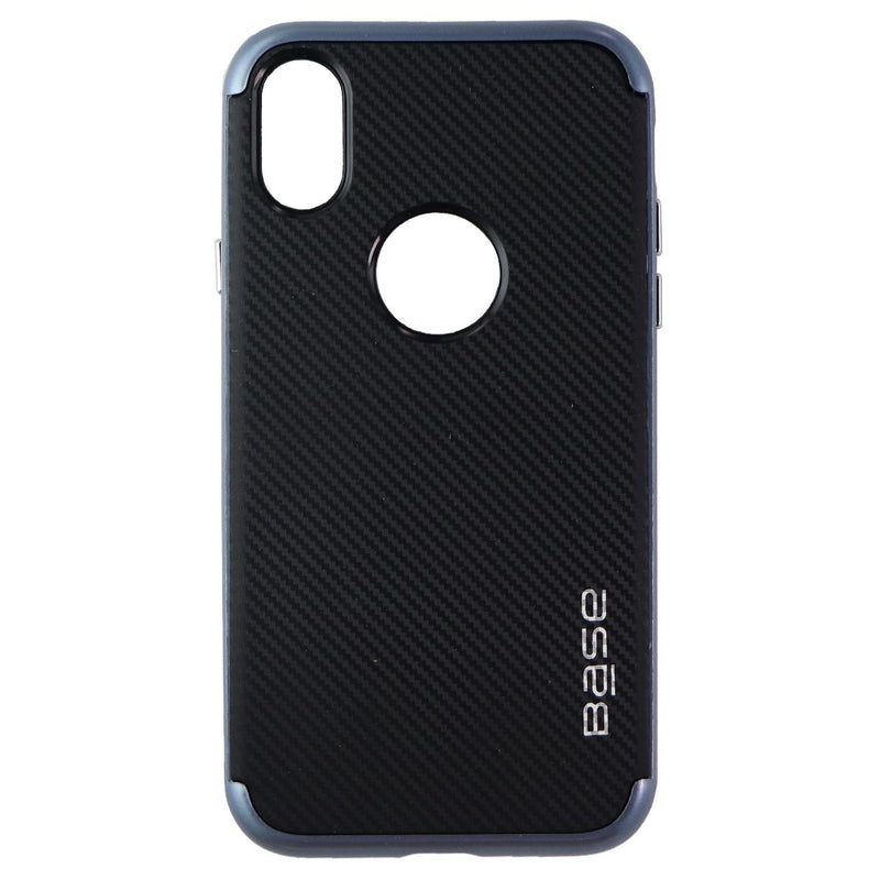 Base DuraSlim Fiber Series Case for Apple iPhone X - Black/Grey - Base - Simple Cell Shop, Free shipping from Maryland!