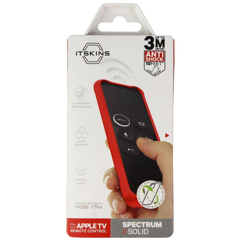 ITSKINS Spectrum Solid Cover for Apple TV Remote Control - Red - ITSKINS - Simple Cell Shop, Free shipping from Maryland!
