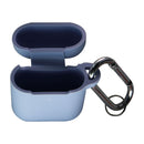 Silicon Case for Apple Airpods (Gen 1 & 2) with Carabiner/Keychain - Light Blue - Unbranded - Simple Cell Shop, Free shipping from Maryland!