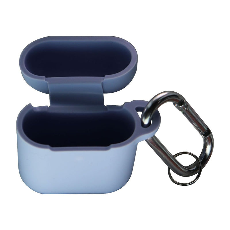 Silicon Case for Apple Airpods (Gen 1 & 2) with Carabiner/Keychain - Light Blue - Unbranded - Simple Cell Shop, Free shipping from Maryland!