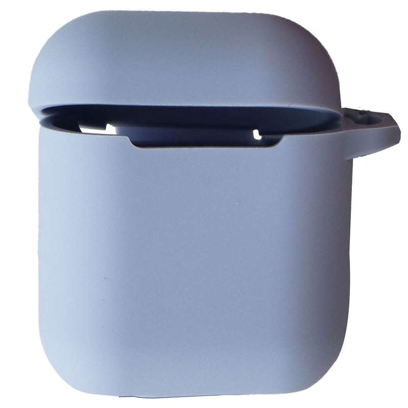 Silicon Case for Apple Airpods (Gen 1 & 2) with Carabiner/Keychain - Light Blue - Unbranded - Simple Cell Shop, Free shipping from Maryland!