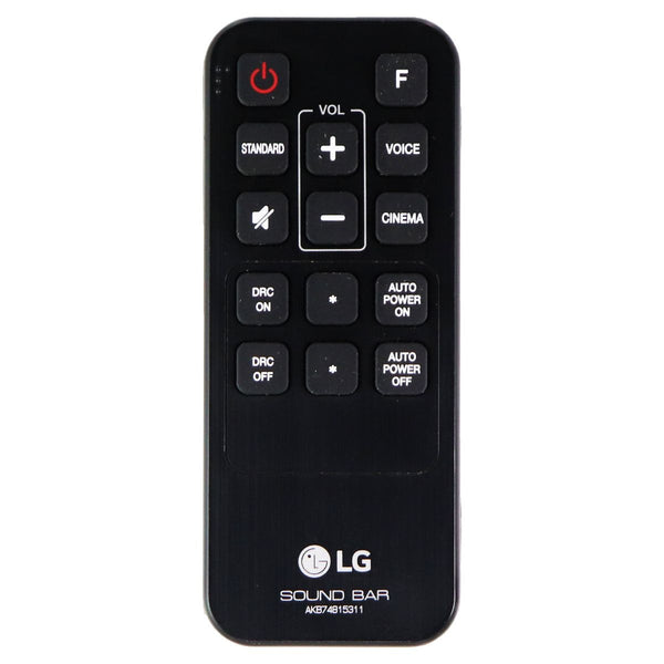 Original Replacement LG Sound Bar Remote - Black (AKB74815311) - LG - Simple Cell Shop, Free shipping from Maryland!