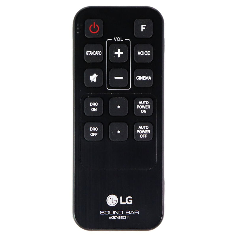 Original Replacement LG Sound Bar Remote - Black (AKB74815311) - LG - Simple Cell Shop, Free shipping from Maryland!