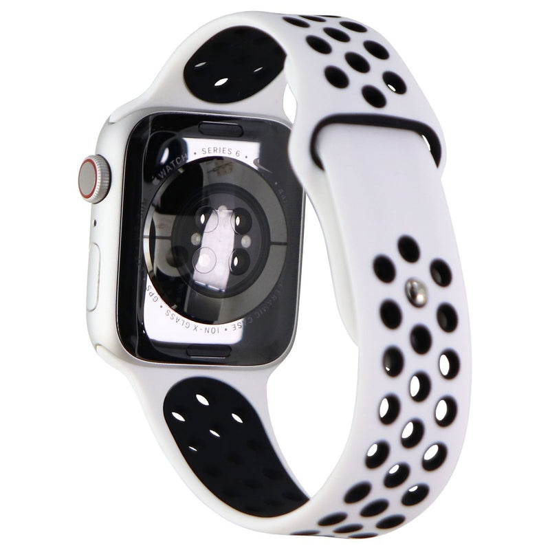 Apple Watch NIKE Series 6 (GPS + LTE) - 44mm Silver AL / White Sp Band (A2294) - Apple - Simple Cell Shop, Free shipping from Maryland!