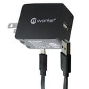 mworks! mPower! Flat 8-Pin Cable and Wall Charger for iPhone/iPad/iPod - Black - mWorks! - Simple Cell Shop, Free shipping from Maryland!