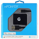 mworks! mPower! Flat 8-Pin Cable and Wall Charger for iPhone/iPad/iPod - Black - mWorks! - Simple Cell Shop, Free shipping from Maryland!