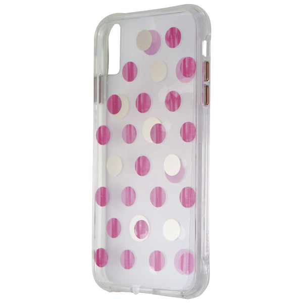 Case-Mate Wallpapers Series Case for iPhone Xs Max - Pink Metallic Dots/Clear - Case-Mate - Simple Cell Shop, Free shipping from Maryland!