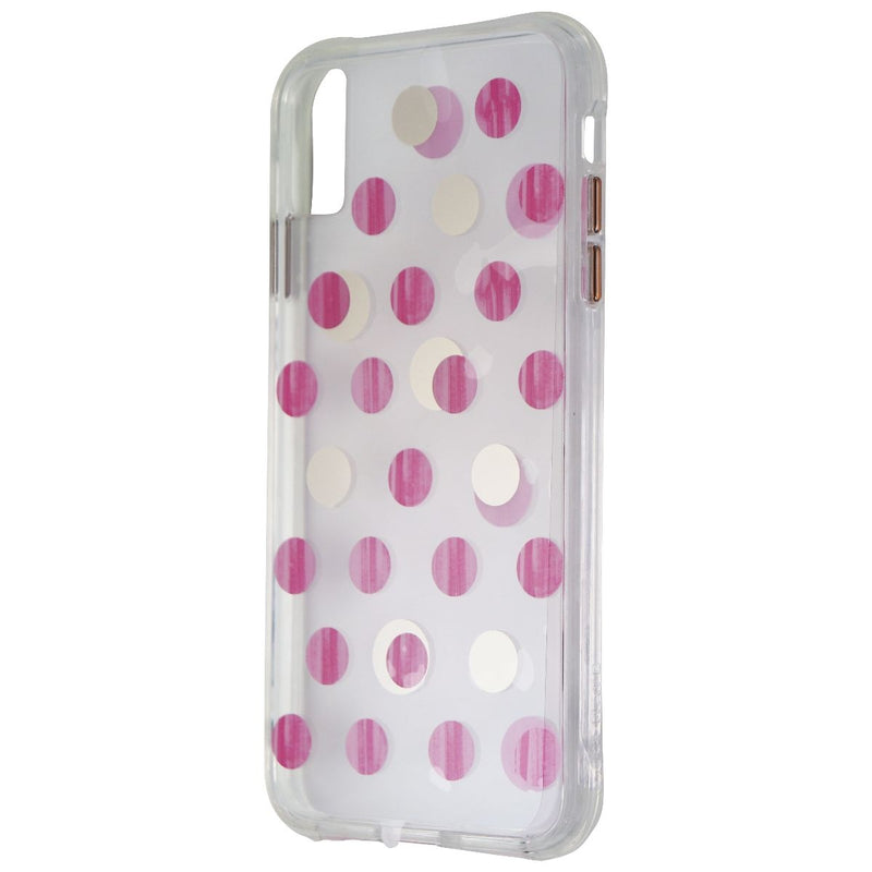 Case-Mate Wallpapers Series Case for iPhone Xs Max - Pink Metallic Dots/Clear - Case-Mate - Simple Cell Shop, Free shipping from Maryland!
