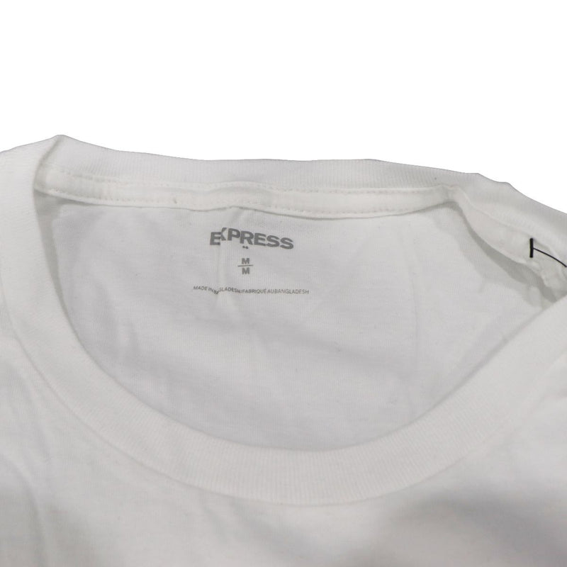 Express New York Soft Mens T-Shirt - White / Lion Logo - (Medium / M) - Express - Simple Cell Shop, Free shipping from Maryland!