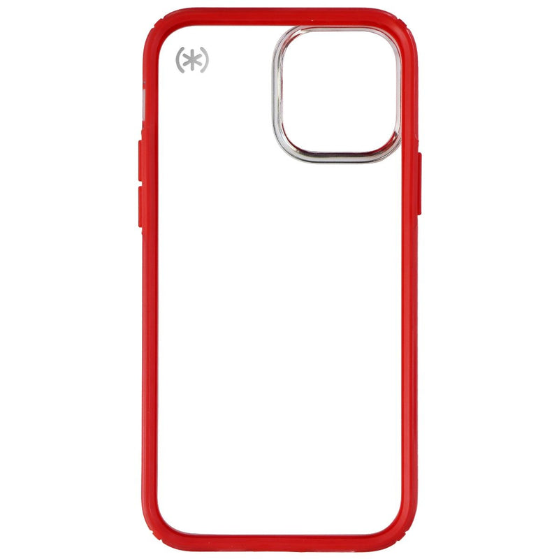 Speck Perfect-Clear Impact Geometry Case for iPhone 12/12 Pro - Clear/Red - Speck - Simple Cell Shop, Free shipping from Maryland!