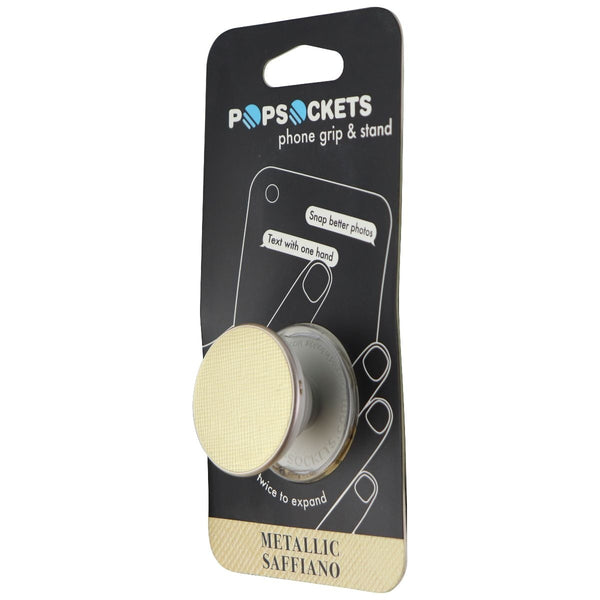 PopSockets: Collapsible Grip & Stand for Phones and Tablets - Saffiano Gold - PopSockets - Simple Cell Shop, Free shipping from Maryland!