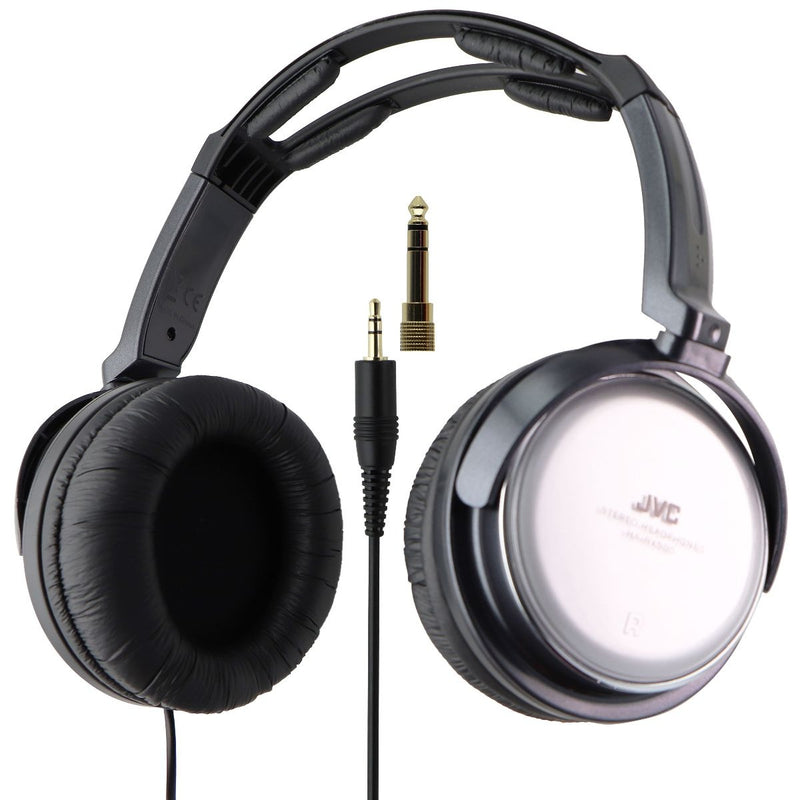 JVC Full-Size Over-Ear Wired Headphones with 1/4-in Adapter - Silver (HA-RX500) - JVC - Simple Cell Shop, Free shipping from Maryland!