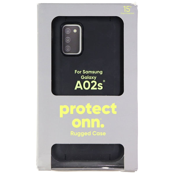 Onn Rugged Case for Samsung Galaxy A02s Smartphones - Black - ONN - Simple Cell Shop, Free shipping from Maryland!