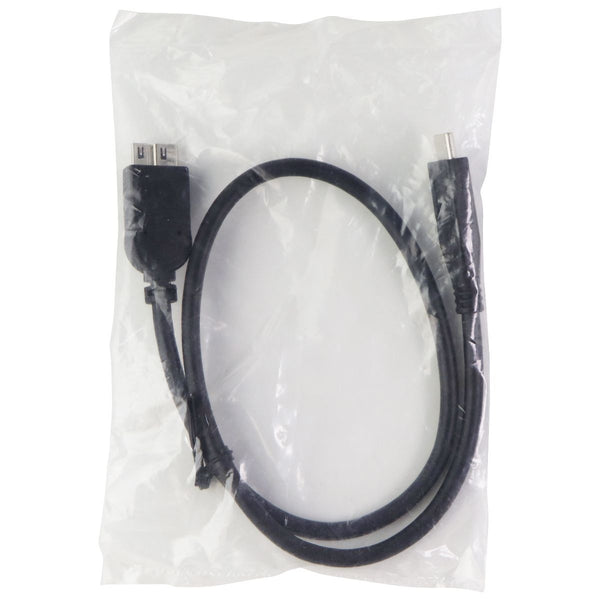 Short Style USB-C (Type C) to Micro-B Adapter Cable - Black - Unbranded - Simple Cell Shop, Free shipping from Maryland!