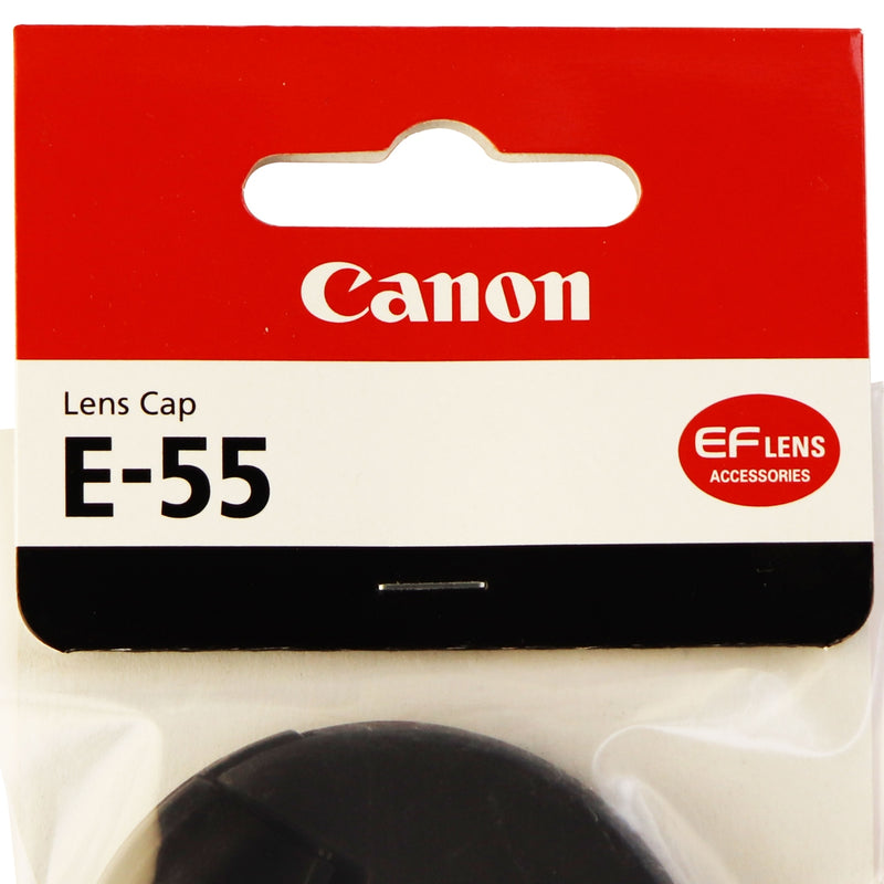 Genuine Replacement Canon Camera Lens Cap E-55 - Black - Canon - Simple Cell Shop, Free shipping from Maryland!