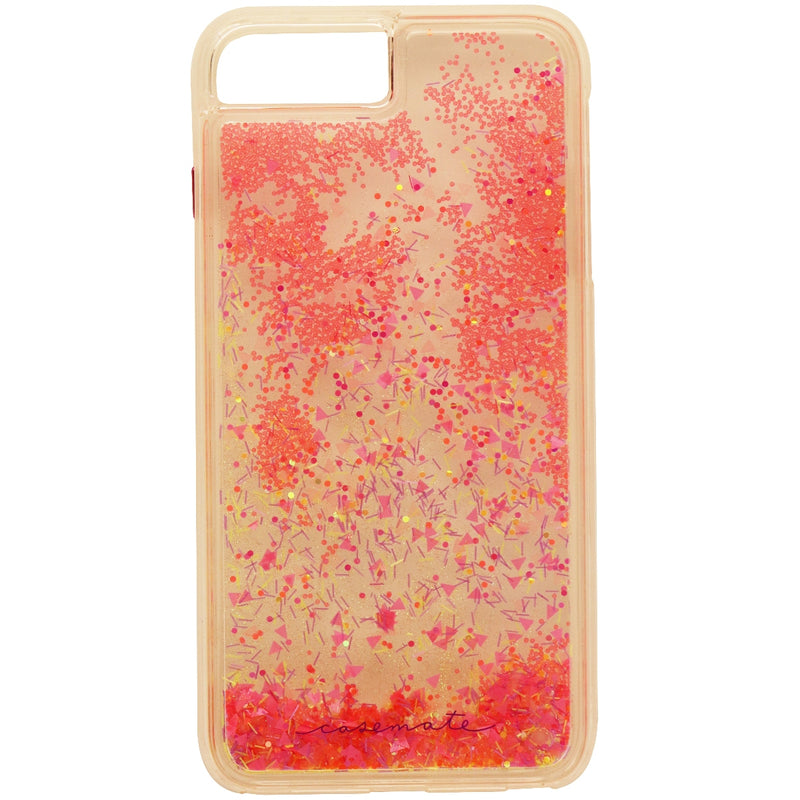 Case-Mate Waterfall Glow Case for iPhone 8 Plus 7 Plus - Pink/Multi Glitter - Case-Mate - Simple Cell Shop, Free shipping from Maryland!