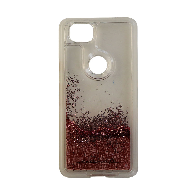 Case-Mate Waterfall Series Case for Google Pixel 2 - Clear/Pink Glitter - Case-Mate - Simple Cell Shop, Free shipping from Maryland!