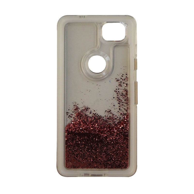 Case-Mate Waterfall Series Case for Google Pixel 2 - Clear/Pink Glitter - Case-Mate - Simple Cell Shop, Free shipping from Maryland!