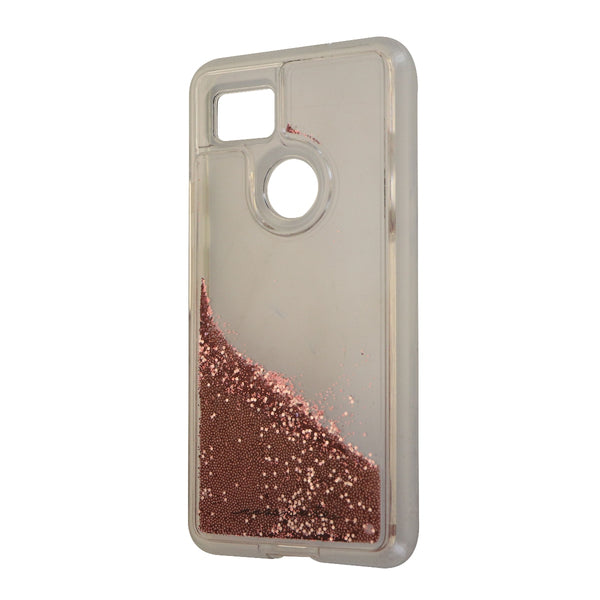 Case-Mate Liquid Waterfall Case for Google Pixel 2 XL - Clear/Pink Glitter - Case-Mate - Simple Cell Shop, Free shipping from Maryland!