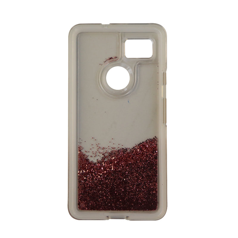 Case-Mate Liquid Waterfall Case for Google Pixel 2 XL - Clear/Pink Glitter - Case-Mate - Simple Cell Shop, Free shipping from Maryland!