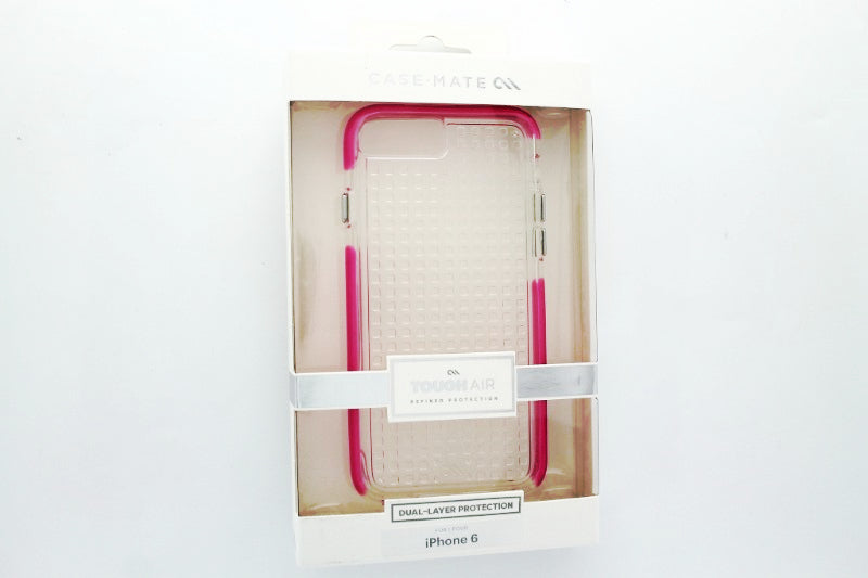 Case-Mate Tough Air Phone Case Cover for Apple iPhone 6 / 6s - Clear / Pink - Case-Mate - Simple Cell Shop, Free shipping from Maryland!