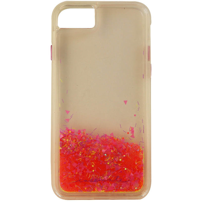 Case-Mate Waterfall Glow Series Hard Case for iPhone 8 7 6s - Pink/Multi Glitter - Case-Mate - Simple Cell Shop, Free shipping from Maryland!