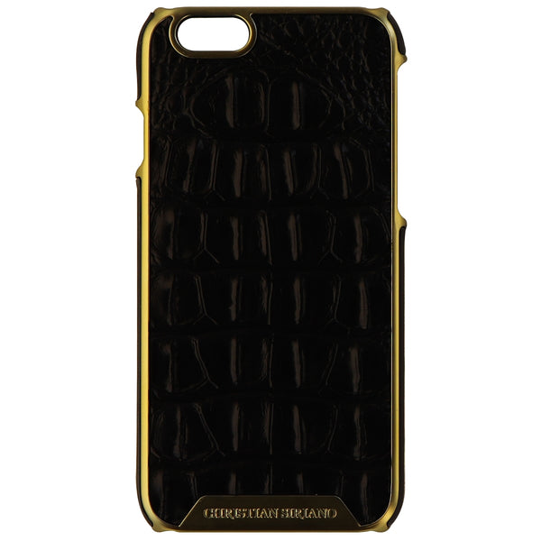 Christian Siriano Hardshell Wrapped Case for iPhone 6s 6 - Alligator/Black/Gold - Christian Siriano - Simple Cell Shop, Free shipping from Maryland!
