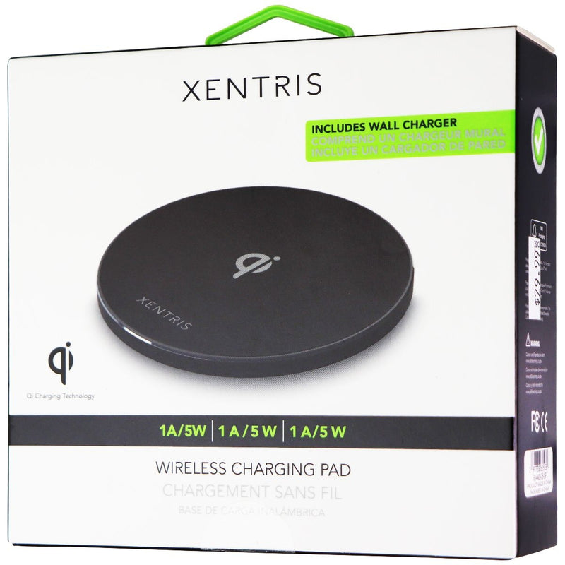 Xentris (5W/1A) Qi Wireless Charging Pad with Wall Charger - Black - Xentris - Simple Cell Shop, Free shipping from Maryland!