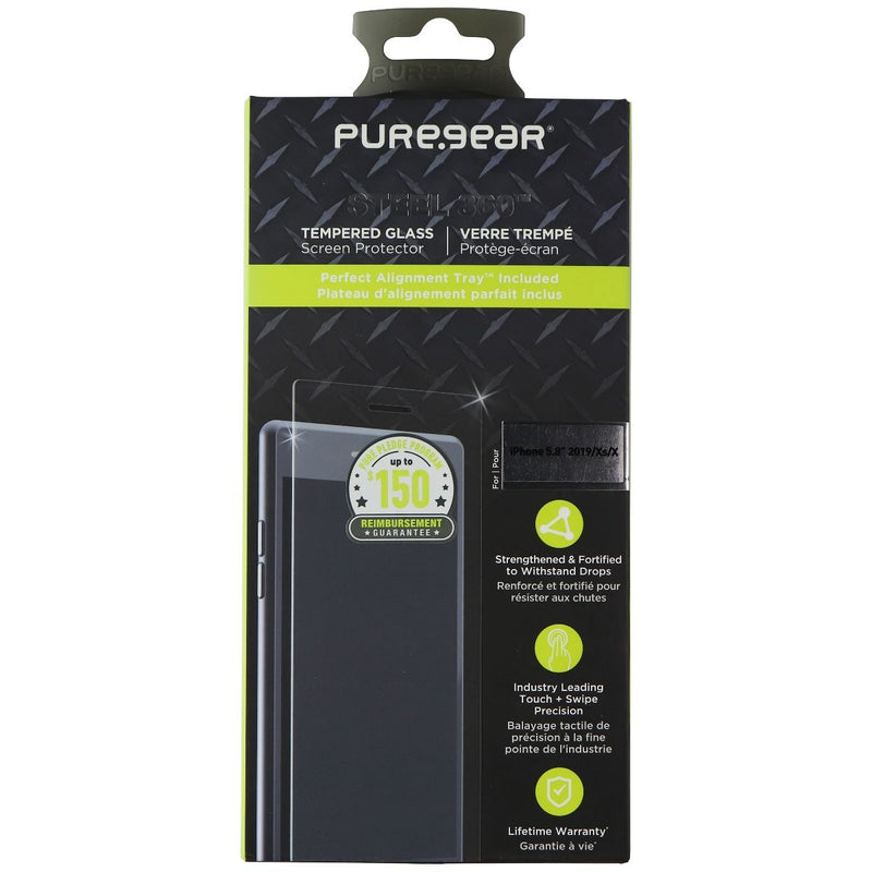Puregear Steel 360 Tempered Glass Screen Protector for iPhone Xs/X/11 Pro