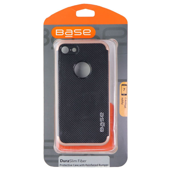 Base DuraSlim Fiber Case for Apple iPhone 8 and iPhone 7 - Black/Rose Gold - Base - Simple Cell Shop, Free shipping from Maryland!