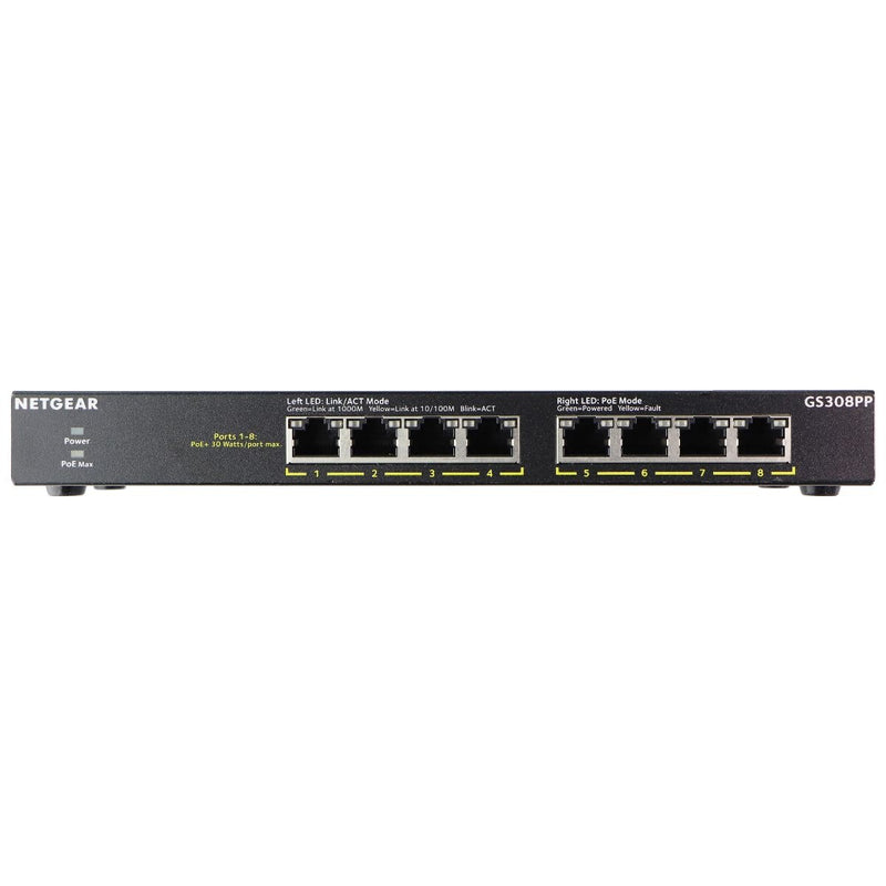 NETGEAR 8-port Gigabit Ethernet high-Power PoE+ Switch FlexPoE (GS308PP) - Netgear - Simple Cell Shop, Free shipping from Maryland!