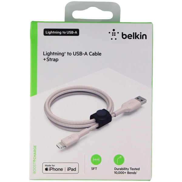 Belkin (5-Foot) Braided USB MFi Cable for iPhone/iPad - Rose Pink - Belkin - Simple Cell Shop, Free shipping from Maryland!