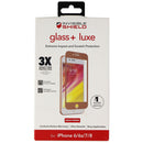 ZAGG InvisibleShield (Glass+ Luxe) Tempered Glass for iPhone 8/7/6s/6 - Gold - Zagg - Simple Cell Shop, Free shipping from Maryland!