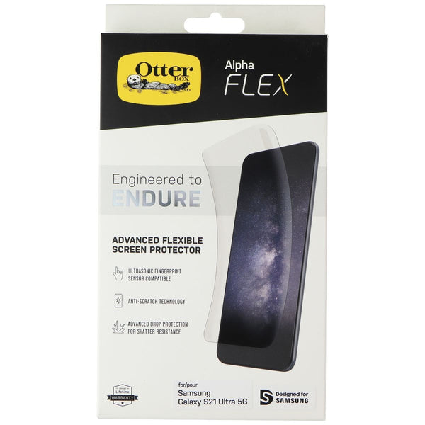OtterBox Alpha Flex Advanced Screen Protector for Samsung Galaxy S21 Ultra 5G - OtterBox - Simple Cell Shop, Free shipping from Maryland!