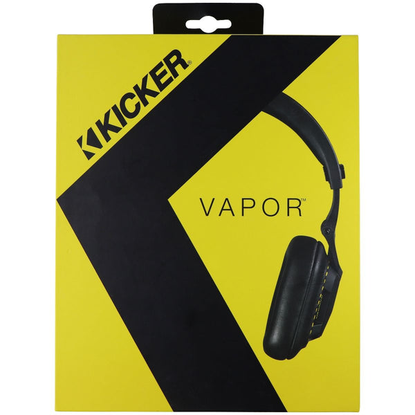 Kicker Vapor Premium Wired 3.5mm Headphones with In-Line Microphone - Black - Kicker - Simple Cell Shop, Free shipping from Maryland!