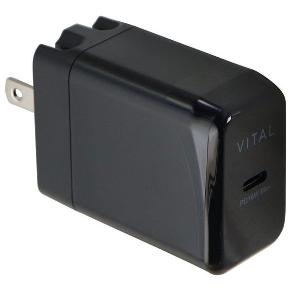 Vital (USB-C) PowerDelivery Wall Charger 18W Fast Charge - Black - Vital - Simple Cell Shop, Free shipping from Maryland!