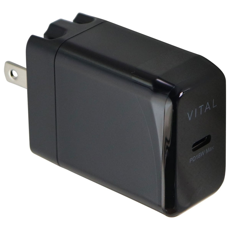 Vital (USB-C) PowerDelivery Wall Charger 18W Fast Charge - Black - Vital - Simple Cell Shop, Free shipping from Maryland!