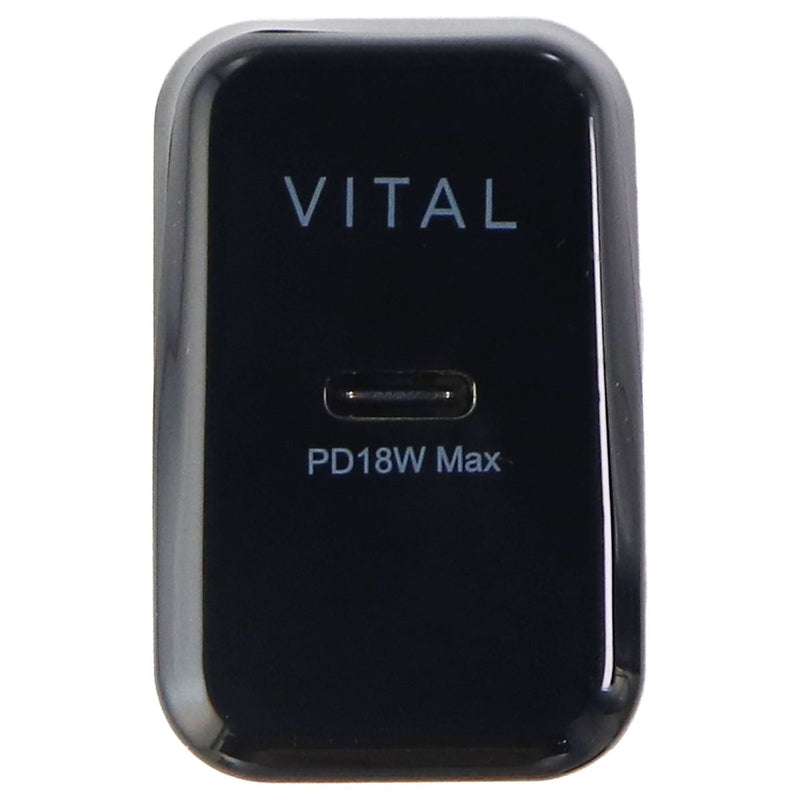 Vital (USB-C) PowerDelivery Wall Charger 18W Fast Charge - Black - Vital - Simple Cell Shop, Free shipping from Maryland!