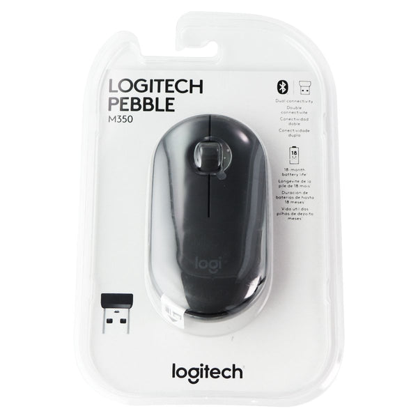 Logitech Pebble M350 Wireless Mouse with Bluetooth & USB - Graphite - Logitech - Simple Cell Shop, Free shipping from Maryland!