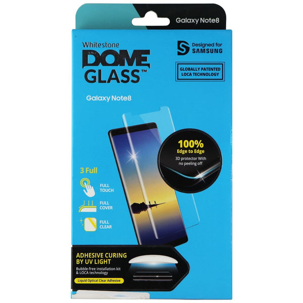 Whitestone Dome Glass Screen Protector for Samsung Galaxy Note8 - Clear - Whitestone - Simple Cell Shop, Free shipping from Maryland!