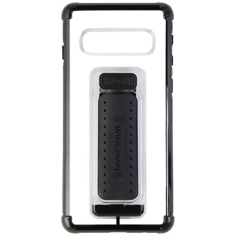 Scooch Wingman Kickstand Case for Samsung Galaxy S10 - Tuxedo/Clear - Scooch - Simple Cell Shop, Free shipping from Maryland!