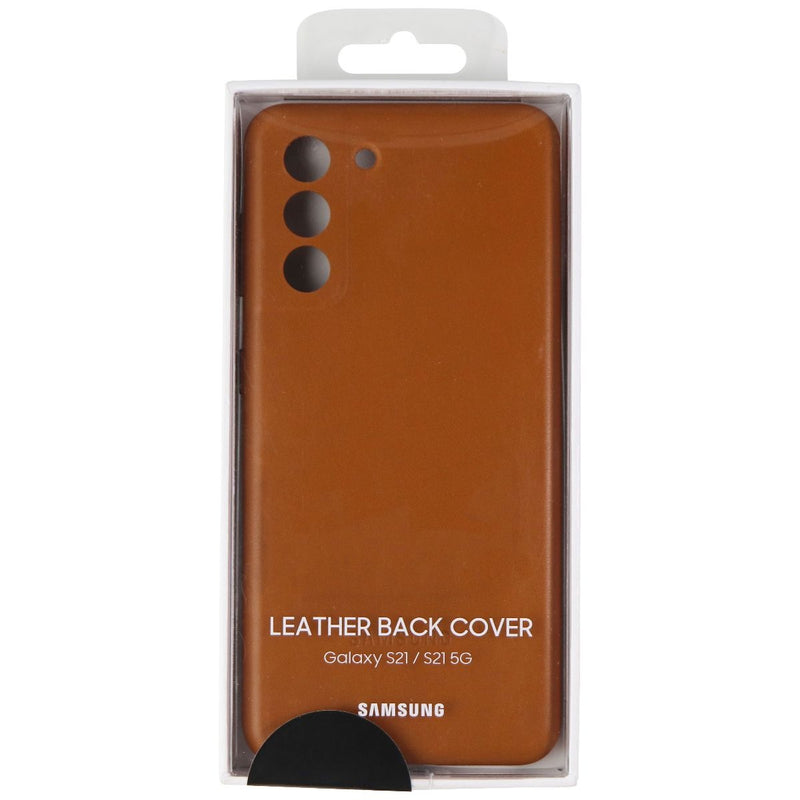 Samsung Leather Back Cover for Galaxy S21 & S21 5G - Brown (EF-VG991LAEGUS) - Samsung Electronics - Simple Cell Shop, Free shipping from Maryland!
