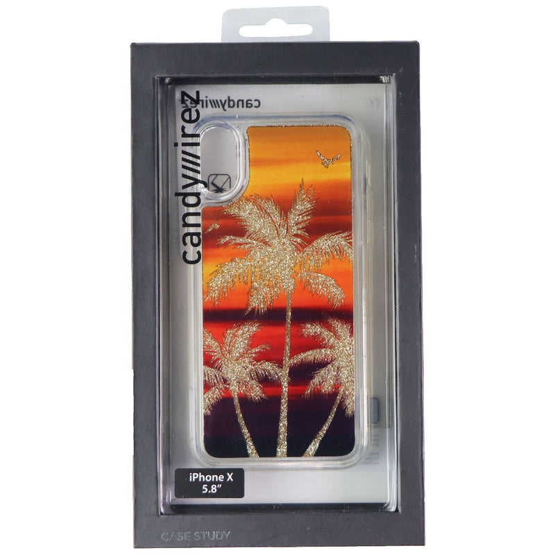 Candywirez Case Study Liquid Glitter Case for Apple iPhone XS / iPhone X - Palm - Candywirez - Simple Cell Shop, Free shipping from Maryland!