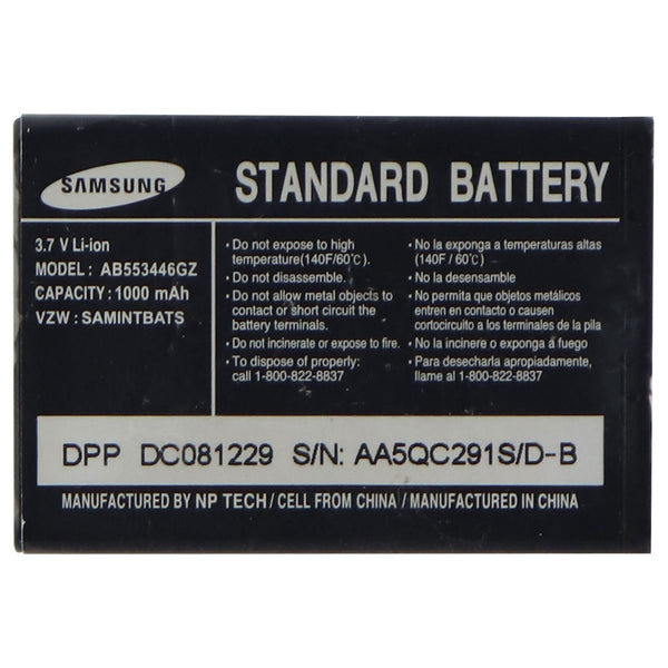 Samsung Rechargeable 1,000mAh OEM Battery (AB553446GZ) for Samsung A930 - Black - Samsung - Simple Cell Shop, Free shipping from Maryland!